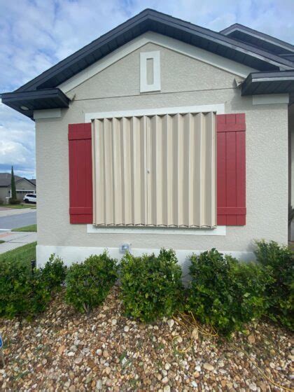 Hurricane Shutters near The Villages, FL .